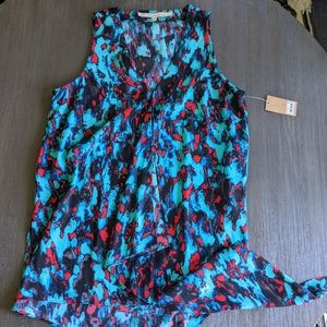 RACHEL Rachel Roy Watercolor Tank Top Medium